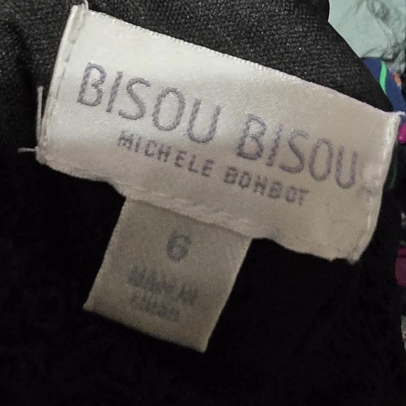 NWT Bisou Bisou Black Lace Shift Midi Dress, Fitted, Cap Sleeves, Lined, Size 6. - Picture 13 of 15